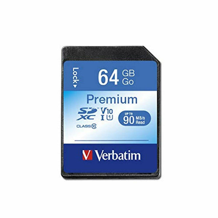Scheda Di Memoria SD Verbatim PREMIUM SDXC C10/U1 64 GB 2 g