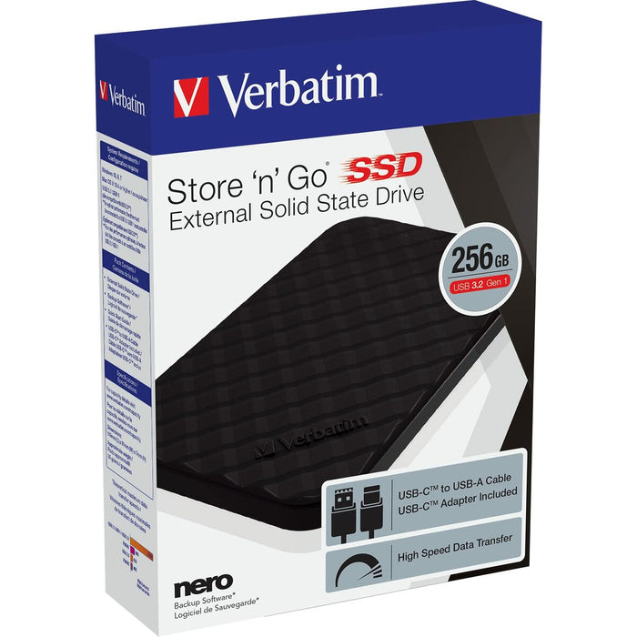 Hard Disk Esterno Verbatim Store 'n' Go 2,5" 256 GB