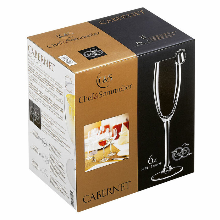 Calice da champagne Chef&Sommelier Cabernet Trasparente Vetro 6 Unità (16 cl)