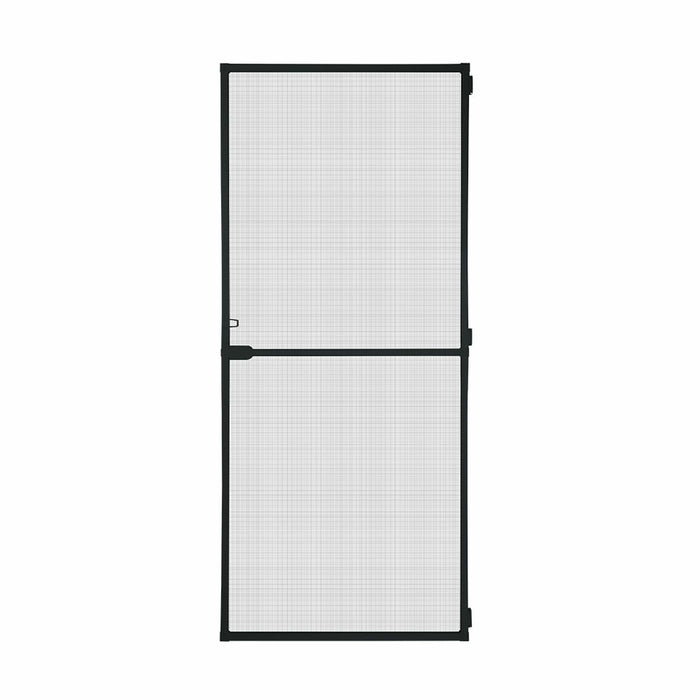 Schellenberg Mosquitera Puertas Enmarcadas Fibra de Vidrio Aluminio Negro (100 x 210 cm)