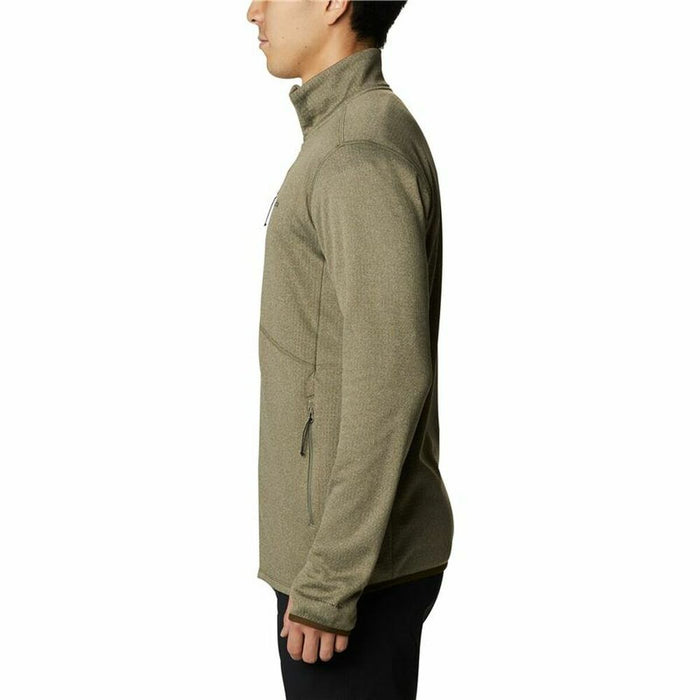 Camisa masculina de lã verde-oliva Columbia Park View