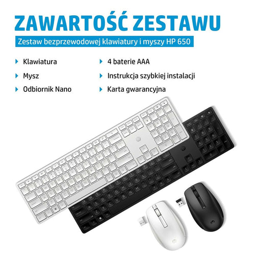 Tastiera e Mouse HP 4R013AA Nero Inglese Qwerty US