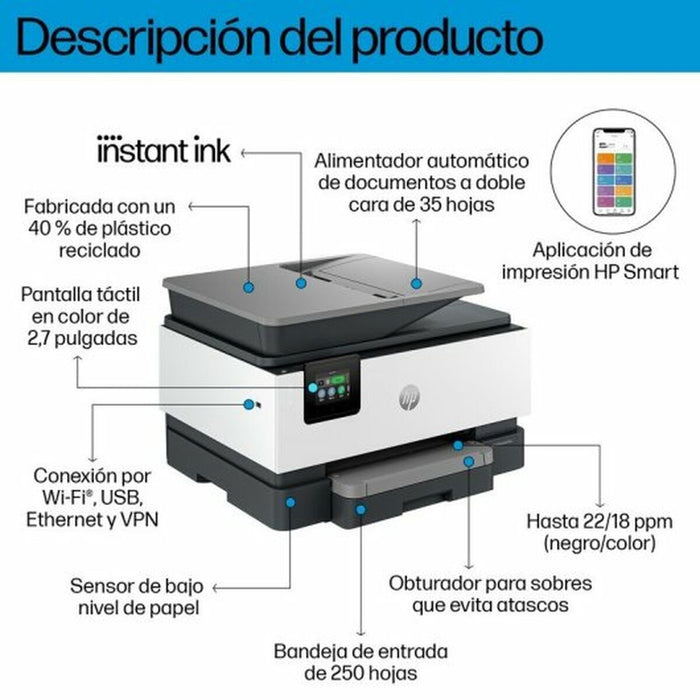 Stampante Multifunzione HP OfficeJet Pro 9120e