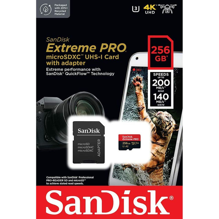 Scheda Micro SD SanDisk Extreme PRO 256 GB