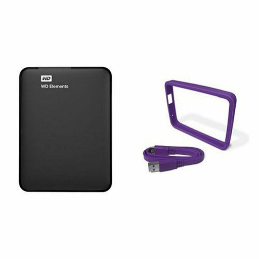 Hard Disk Esterno Western Digital WD Elements Portable WDBUZG0010BBK-WESN 1 TB 2,5" USB 3.0 Magnetica 1 TB HDD 1 TB SSD