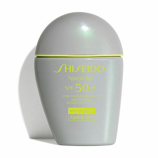 Protezione Solare Colorata Shiseido WetForce Quick Dry Sports Light SPF50+ Tonalità Chiara Spf 50 Light (30 ml)