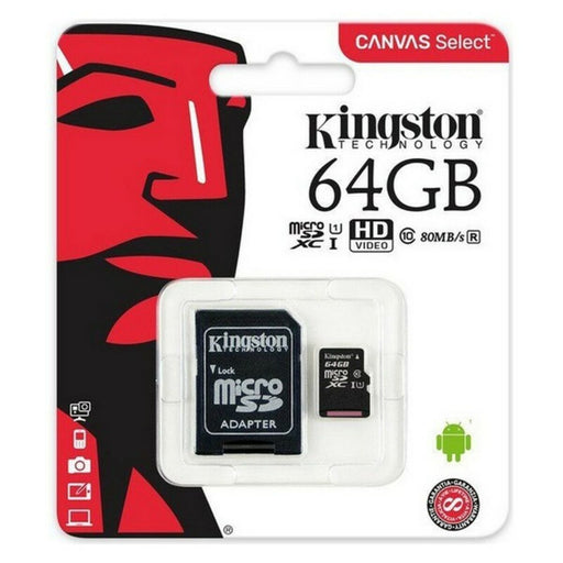 Scheda Di Memoria Micro SD con Adattatore Kingston exFAT