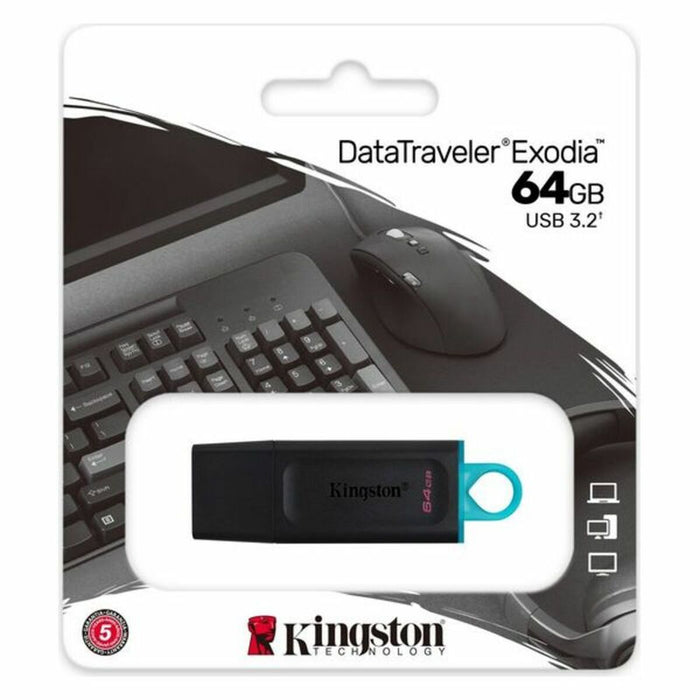Memoria USB Kingston DataTraveler DTX Nero Memoria USB