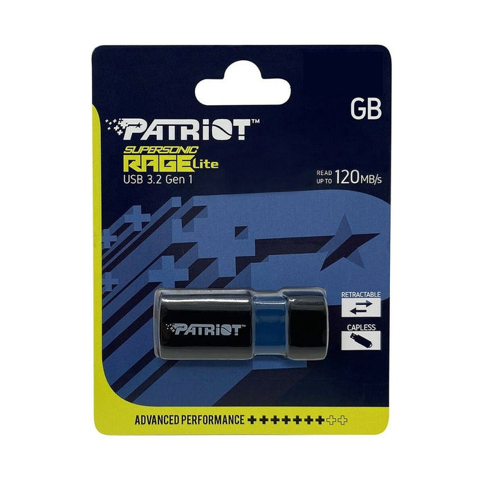Memoria USB Patriot Memory Supersonic Rage Lite Nero Nero/Blu 32 GB