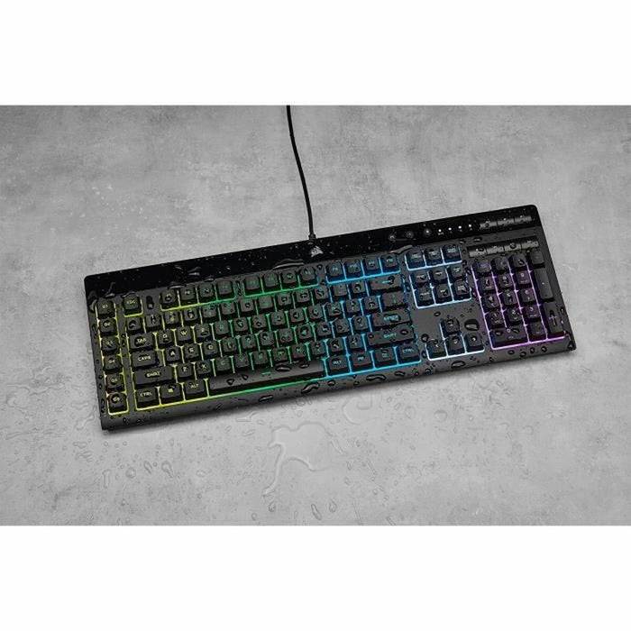 Tastiera per Giochi Corsair K55 RGB PRO AZERTY