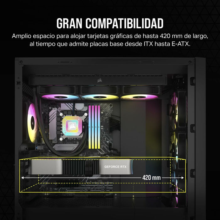 Case computer desktop ATX Corsair 5000D Nero