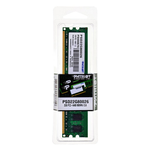 Memoria RAM Patriot Memory PC2-6400 CL6