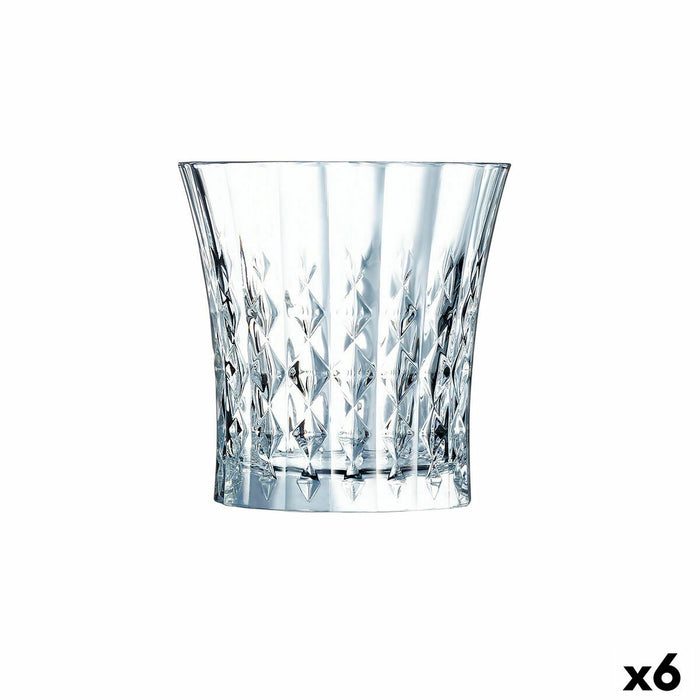 Copo Cristal d'Arques Paris Lady Diamond Vidro Transparente (270 ml) (Pack 6x)