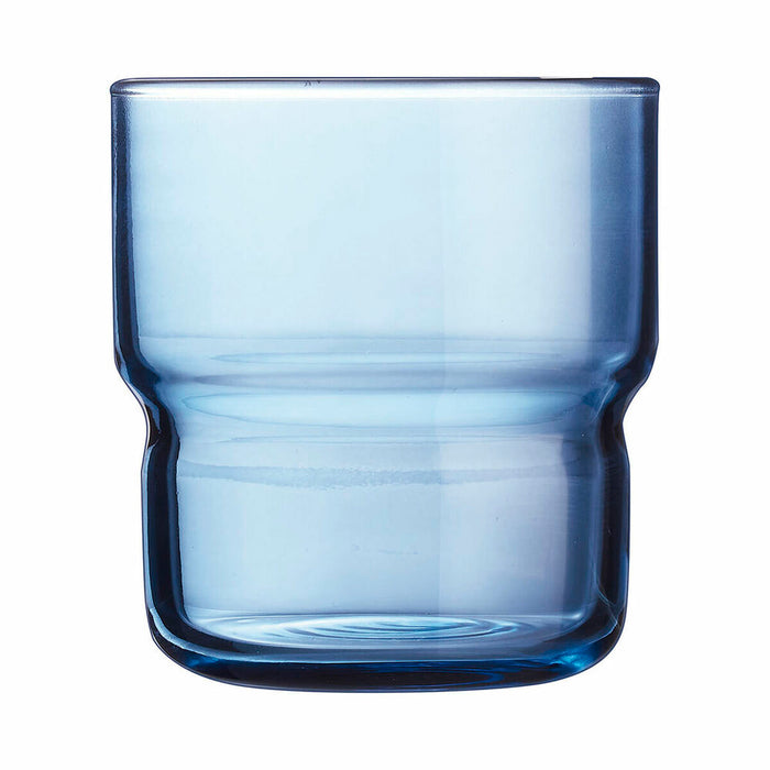 Arcoroc Log Bruhs Azul Claro Vaso 6 Piezas 220 ml