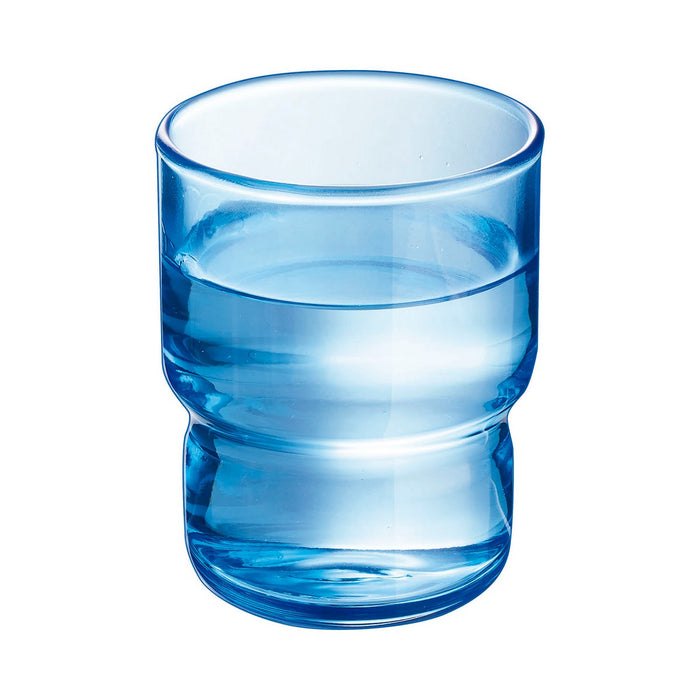 Arcoroc Jarrones Log Bruhs Cristal Azul Claro 6 Piezas 160 ml