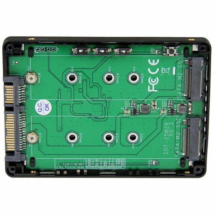 Adattatore per Hard Disk Startech 25S22M2NGFFR Nero