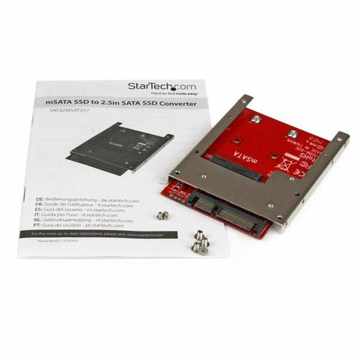 Adattatore SSD Startech SAT32MSAT257         SSD mSATA