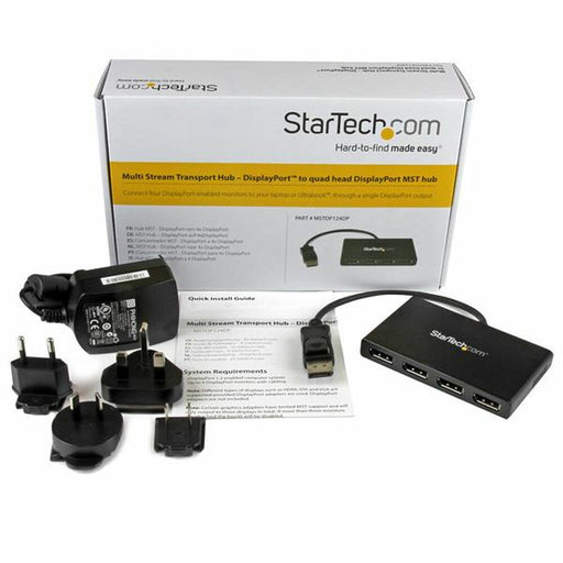 Hub USB Startech MSTDP124DP Nero