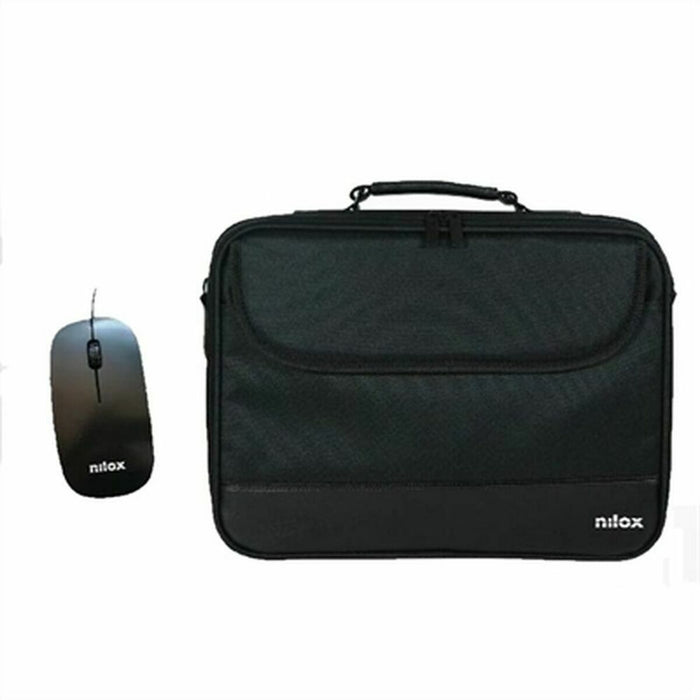 Valigetta per Portatile e Mouse Nilox NXMOS5156BK 15,6" Nero 16"