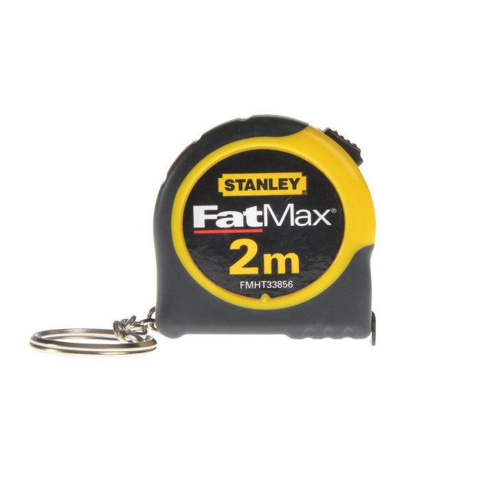 Stanley FatMax Cinta Métrica Llavero Mini Goma ABS (2m x 13mm)