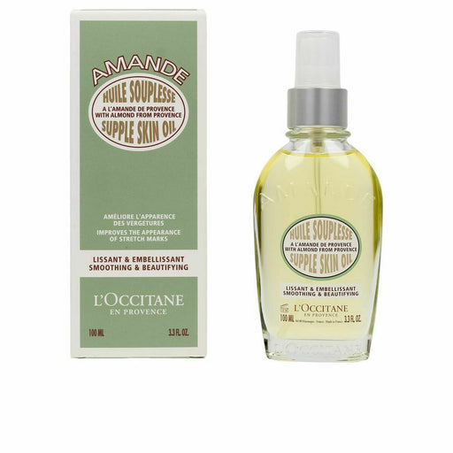 Olio Corpo L'Occitane En Provence Supple skin Olio di Mandorle (100 ml)