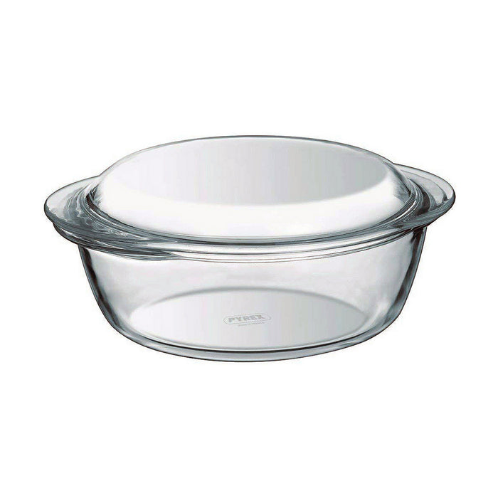 Caçarola de vidro transparente Pyrex Essentials com tampa