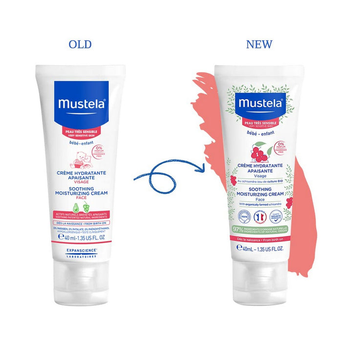 Crema Viso Idratante per Neonati Mustela Niño 40 ml