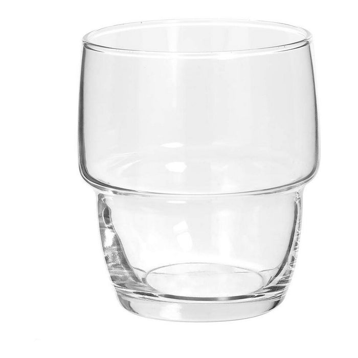 Juego de Vasos Secret de Gourmet Copa Fondo Cristal (280 ml) (6 Piezas)