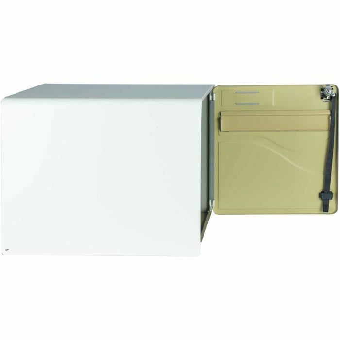 Cassetta della posta Burg-Wachter   36,5 x 28 x 31 cm Bianco Plastica