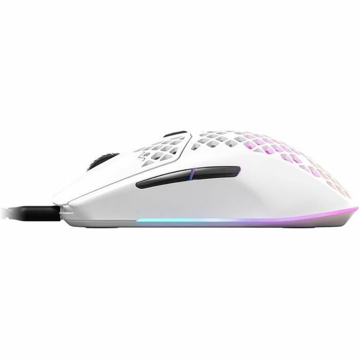 Mouse Gaming SteelSeries AEROX 3 (2022) SNOW EDITION Bianco