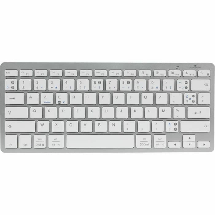 Tastiera Bluetooth Bluestork KB-MINI-PC-MAC/FR Azerty Francese Bianco