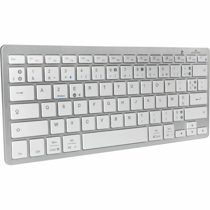 Tastiera Bluetooth Bluestork KB-MINI-PC-MAC/FR Azerty Francese Bianco