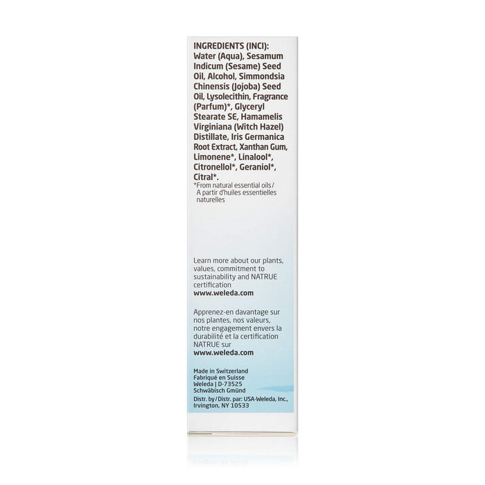 Latte Detergente Weleda Agua De Hamamelis 100 ml