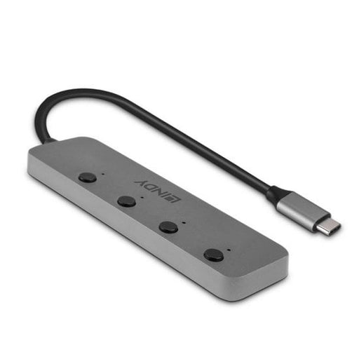 Hub USB-C LINDY 43383 Grigio (1 Unità)