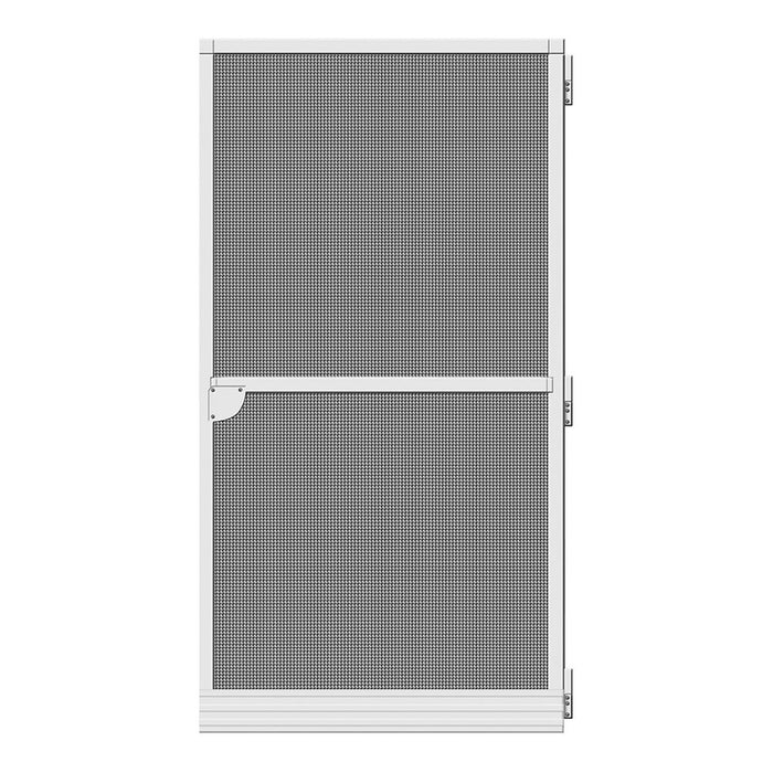 Mosquitera Schellenberg Con Puerta De Fibra De Vidrio Aluminio Blanco (100 x 210 cm)