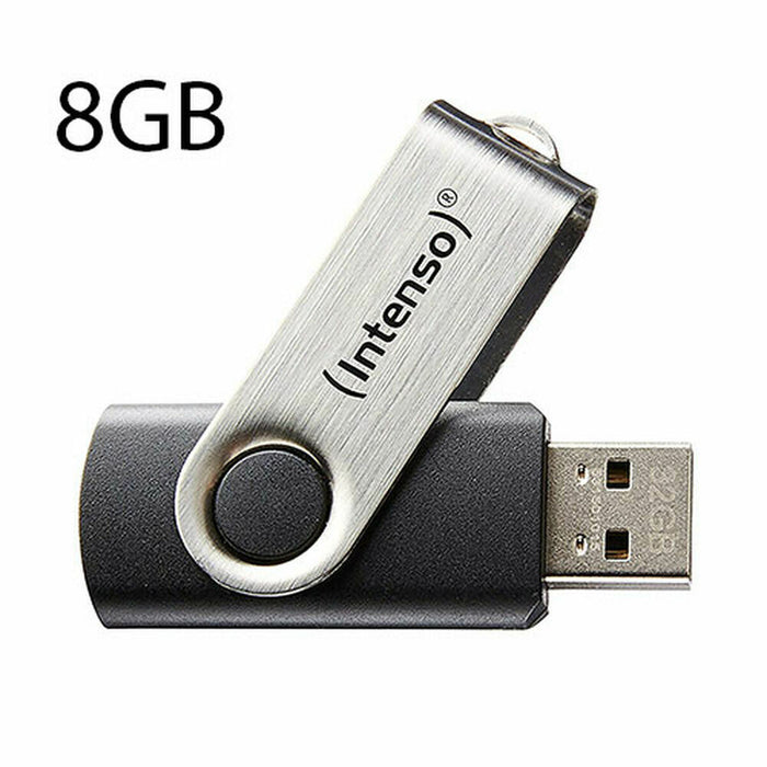 Memoria USB INTENSO 3503460 8 GB Nero Nero/Argentato 8 GB