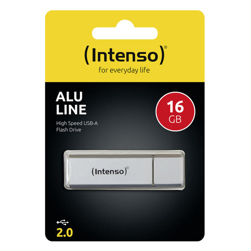 Memoria USB INTENSO Alu Line Argento 16 GB