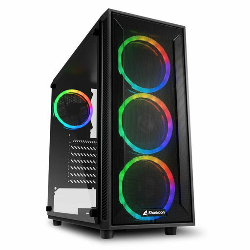 Case computer desktop ATX Sharkoon 4044951034840 Nero ATX LED RGB