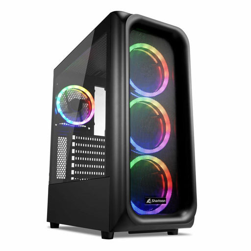 Case computer desktop ATX Sharkoon TK5M RGB ATX Nero
