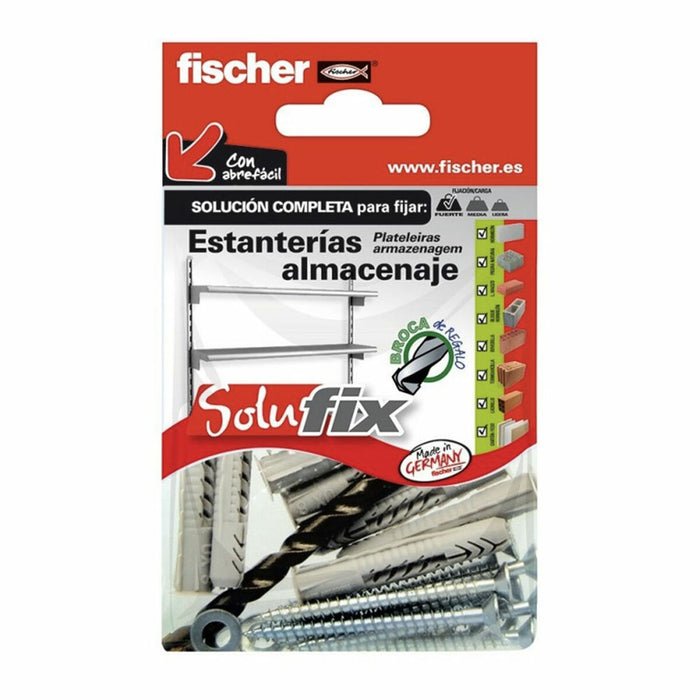 Kit de fixação Fischer Solufix 502684 Prateleiras 25 peças
