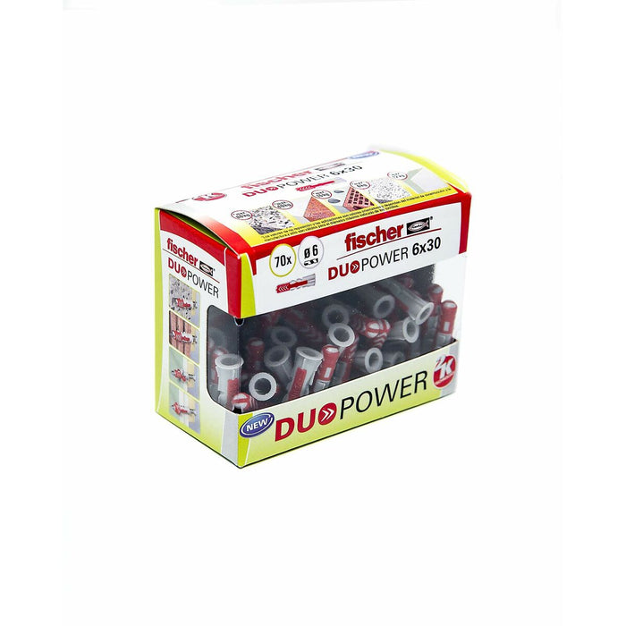 Tacos Fischer duopower 6 x 30 mm 70 Uds