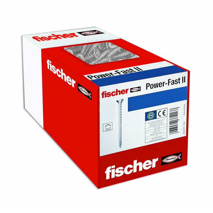 Caja de tornillos Fischer fpf ii czp Tornillo 200 Uds Galvanizado (3,5 x 40 mm)
