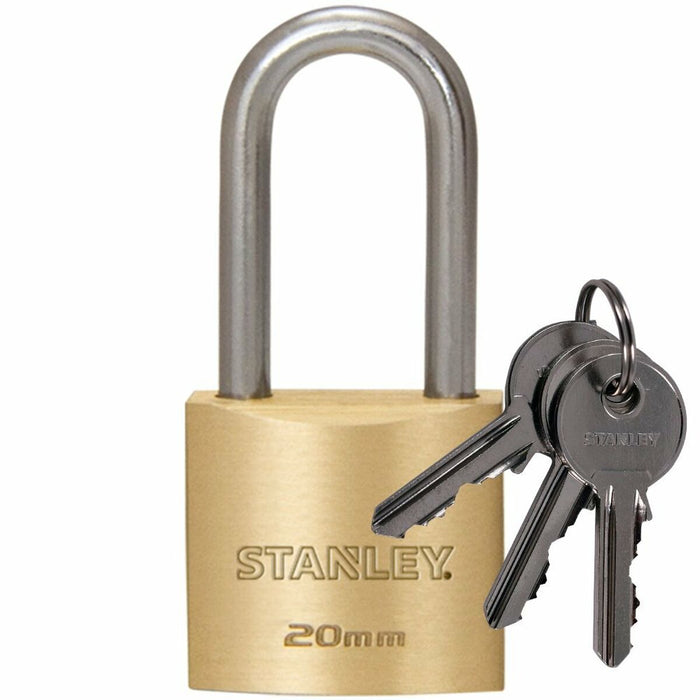 Cadeado com chave Stanley Brass Arco (2 cm)