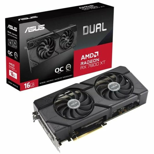 Scheda Grafica Asus Dual Radeon RX 7800 XT OC Edition AMD RADEON RX 7800 XT 16 GB GDDR6