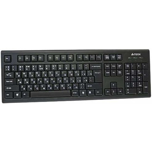 Tastiera A4 Tech KR-85 Nero Inglese EEUU QWERTY