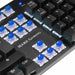 Tastiera per Giochi Tacens MK5BES Azzurro Nero Qwerty in Spagnolo