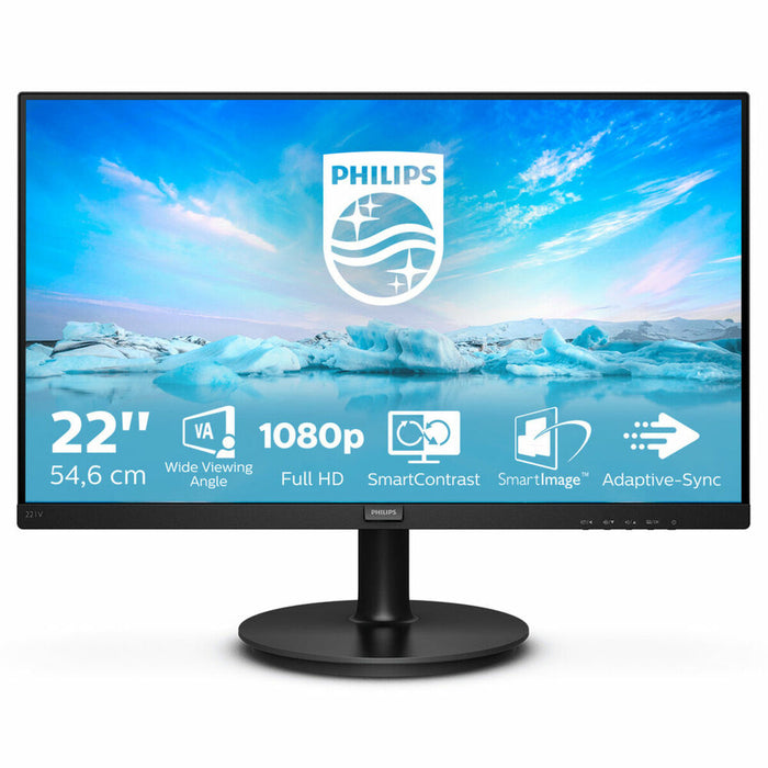 Monitor Philips 221V8A/00 21,5" LED VA Flicker free 75 Hz 50-60  Hz