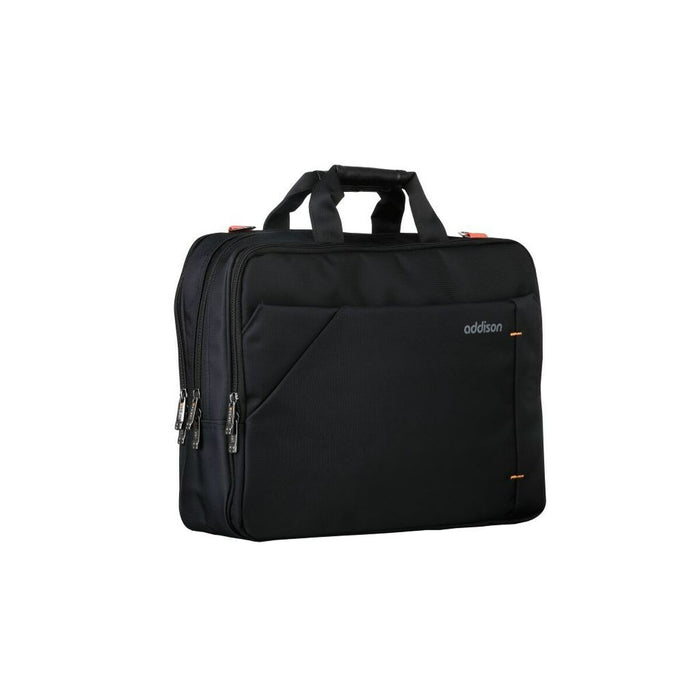 Valigetta per Portatile Addison 305014 Nero Monocromatica