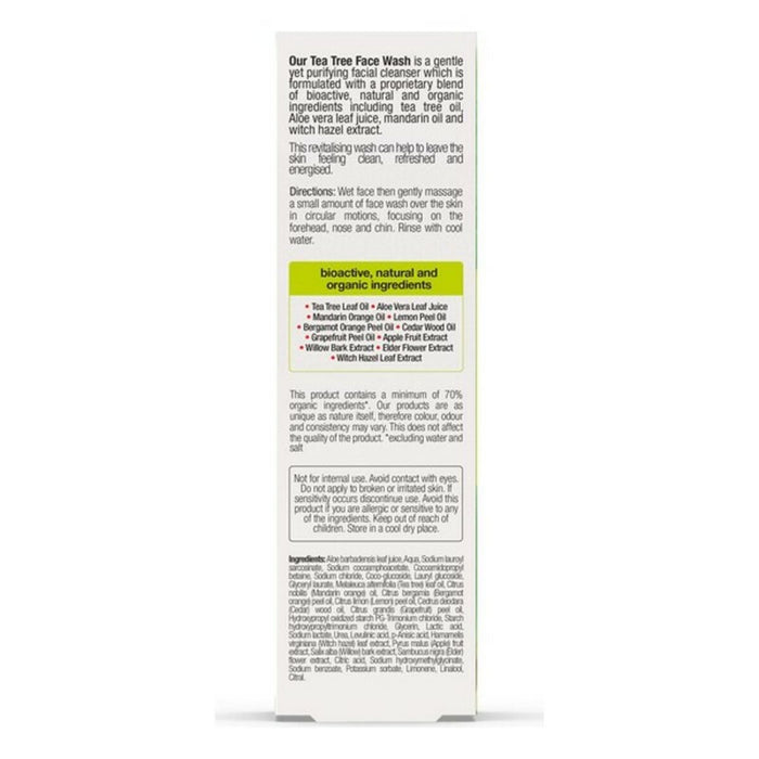 Gel Detergente Viso Bioactive Organic Dr.Organic DR00243 200 ml