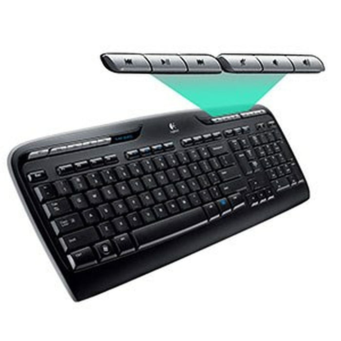 Tastiera e Mouse Logitech Wireless Combo MK330 Nero Qwerty US